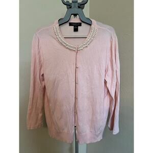 August Silk Modal Blend Cardigan Size XL FLAW